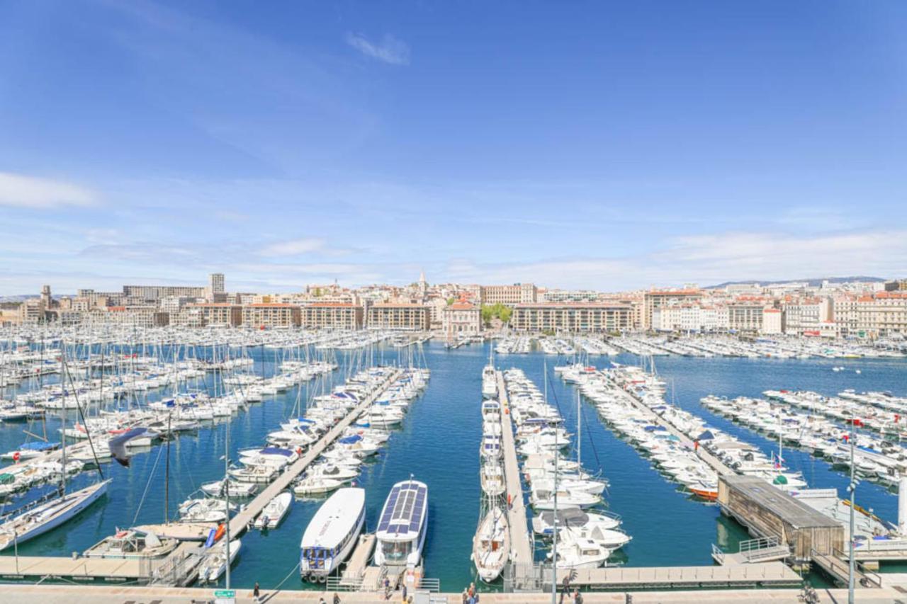 Vieux-Port - Vue Exceptionnelle - 3 Ch Et Clim Apartment Marseille Exterior photo